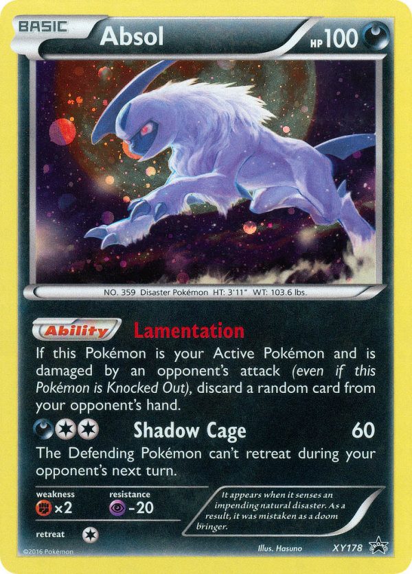 Absol - XY178 - XY Promos