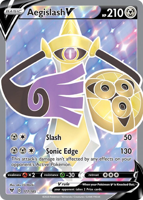 Aegislash V - 177 - Vivid Voltage