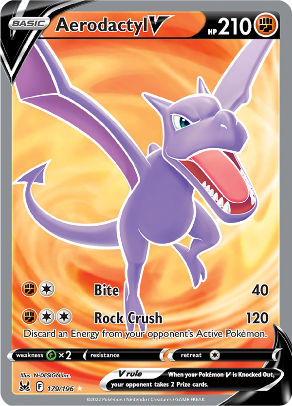 Aerodactyl V - 179 - Lost Origin