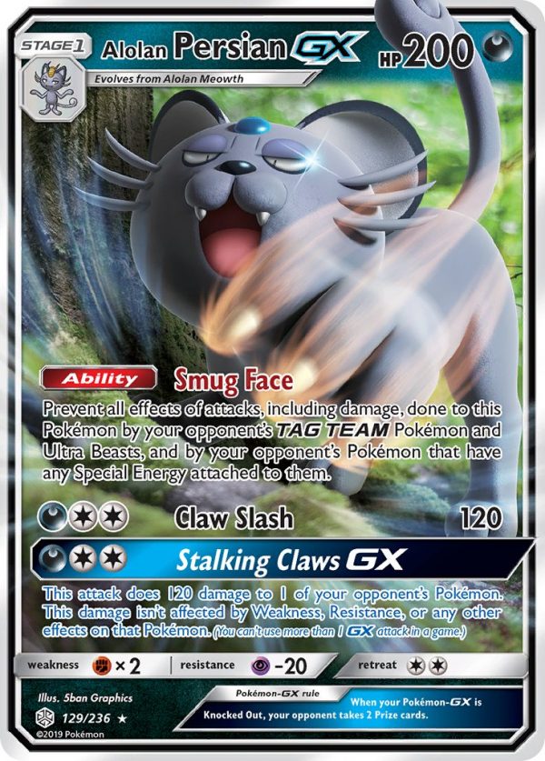 Alolan Persian-GX - 129 - Cosmic Eclipse