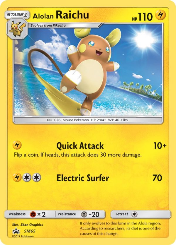 Alolan Raichu - SM65 - Sun & Moon Promos