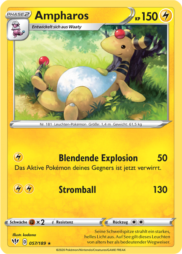 Ampharos - 57 - Flammende Finsternis