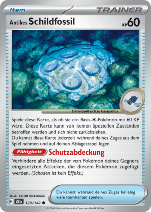 Antikes Schildfossil-129-Stellar Crown