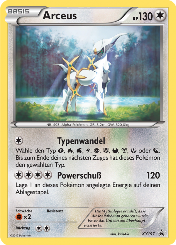 Arceus - XY197 - XY Promos