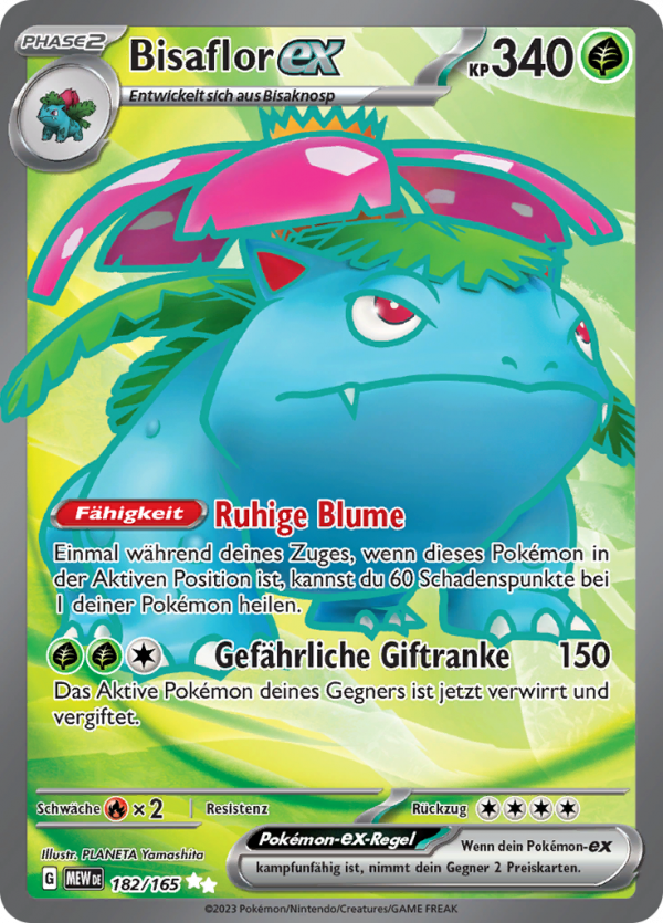 Bisaflor-ex-182-Pokemon 151