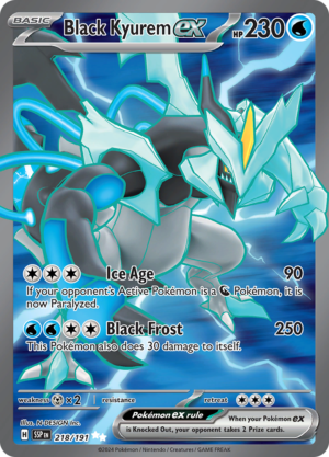 Black Kyurem ex-218-Surging Sparks