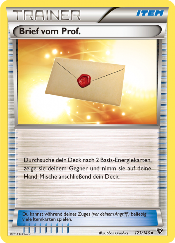 Brief vom Prof. - 123 - XY