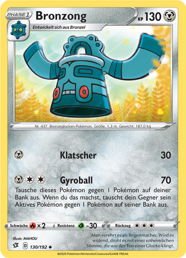 Bronzong - 130 - Clash der Rebellen