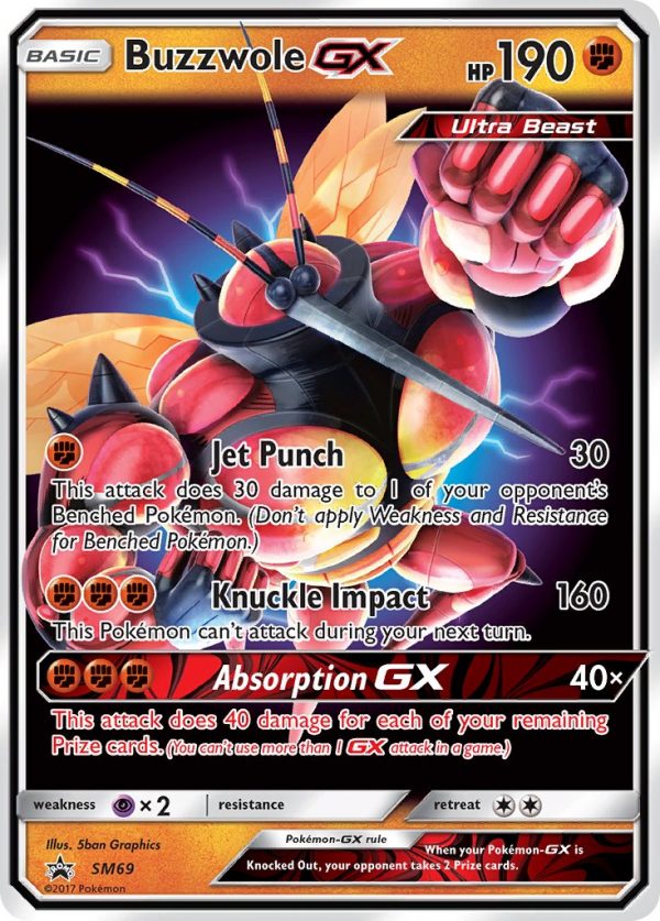 Buzzwole-GX - SM69 - Sun & Moon Promos