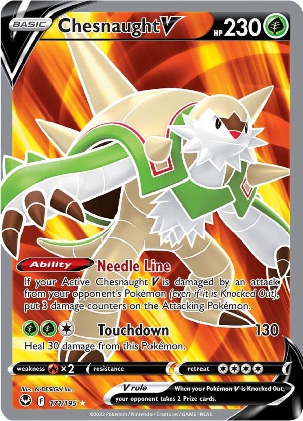 Chesnaught V (Full Art) - 171 - Silver Tempest