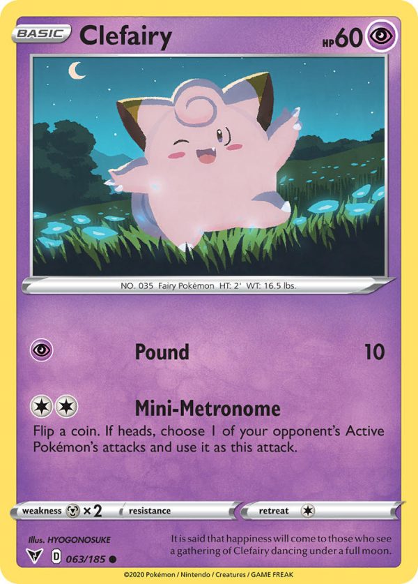 Clefairy - 63 - Vivid Voltage