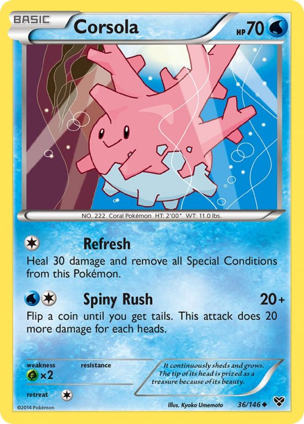 Corsola - 36 - XY