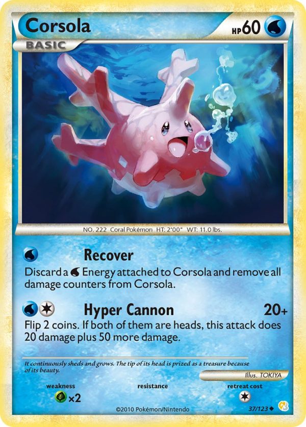 Corsola - 37 - HeartGold & SoulSilver