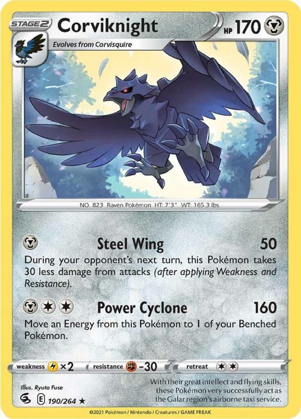 Corviknight - 190 - Fusion Strike