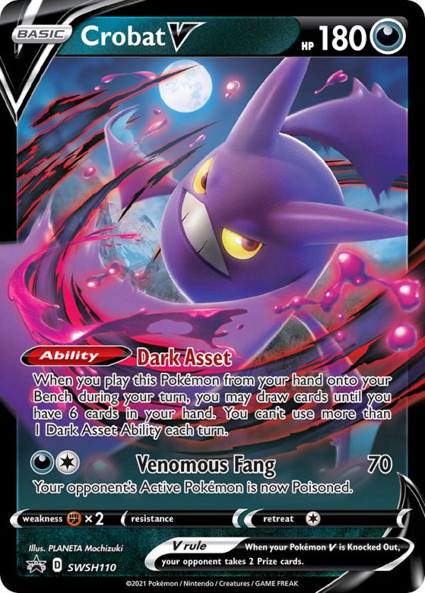 Crobat V - SWSH110 - Sword & Shield Promos