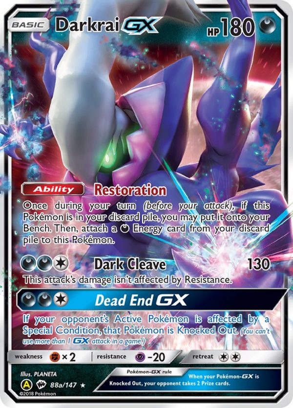 Darkrai-GX - 88a - Burning Shadows