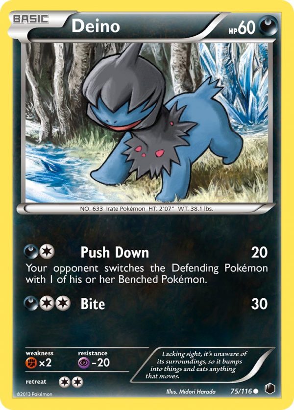 Deino - 75 - Plasma Freeze|Deino - 75 - reverse holo - Plasma Freeze