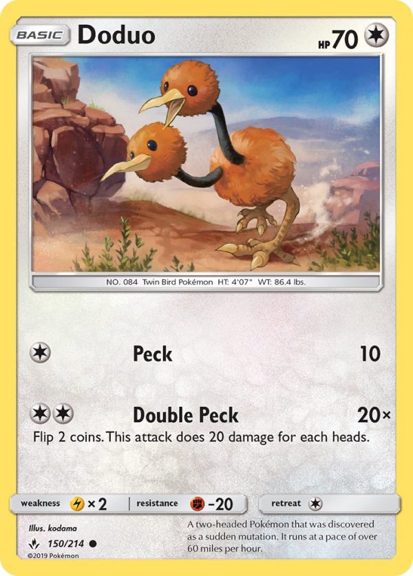 Doduo - 150 - Unbroken Bonds