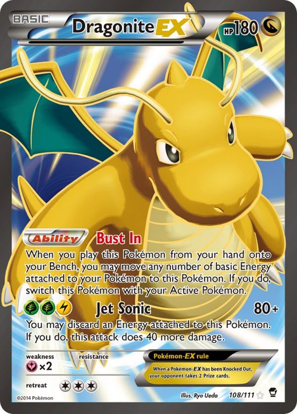 Dragonite-EX - 108 - Furious Fists