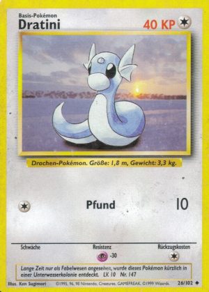 Carta Pokémon - Dratini 147/165 - 151 - Copag em Promoção na Americanas