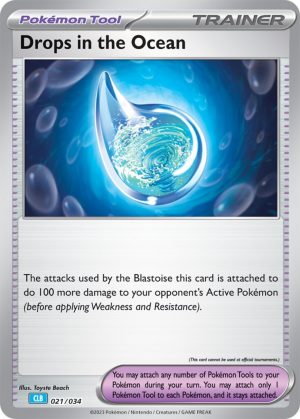 Drops in the Ocean-021-Pokemon TCG Classic - Blastoise