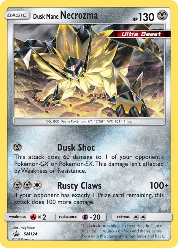 Dusk Mane Necrozma - SM124 - Sun & Moon Promos