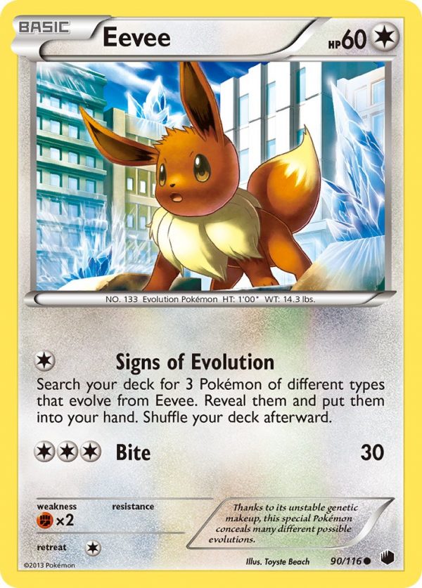 Eevee - 90 - Plasma Freeze|Eevee - 90 - reverse holo - Plasma Freeze