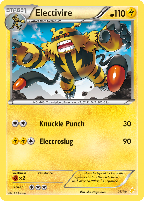 Electivire-25-XY Trainer Kit Pikachu Libre