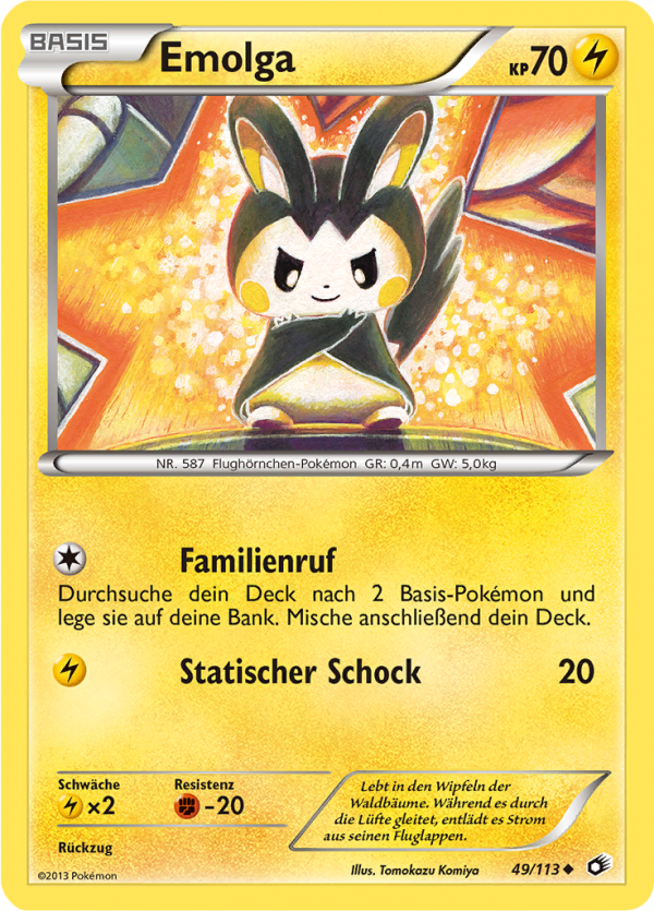 Emolga - 49 - Legendäre Schätze