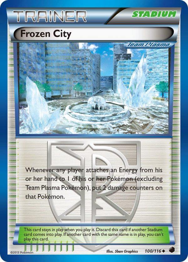 Frozen City - 100 - Plasma Freeze|Frozen City - 100 - reverse holo - Plasma Freeze