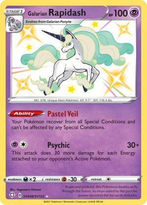 Galarian Rapidash - SV048 - Shining Fates