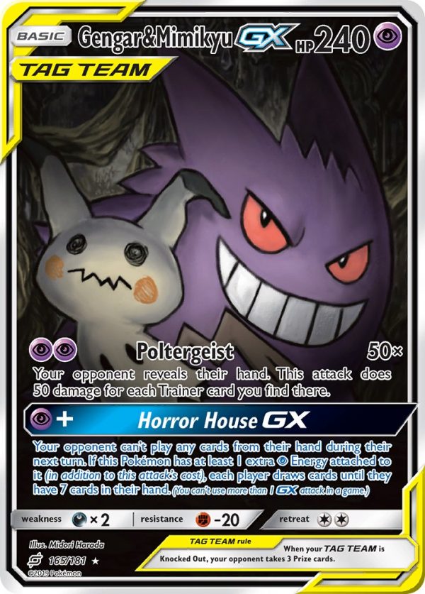 Gengar & Mimikyu-GX - 165 - Team Up