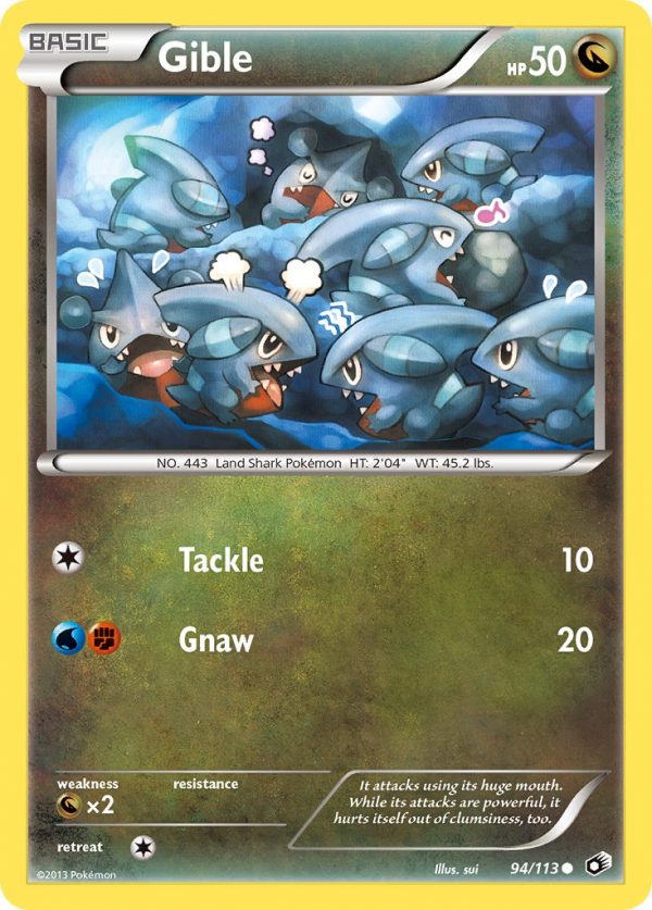 Gible - 94 - Legendary Treasures