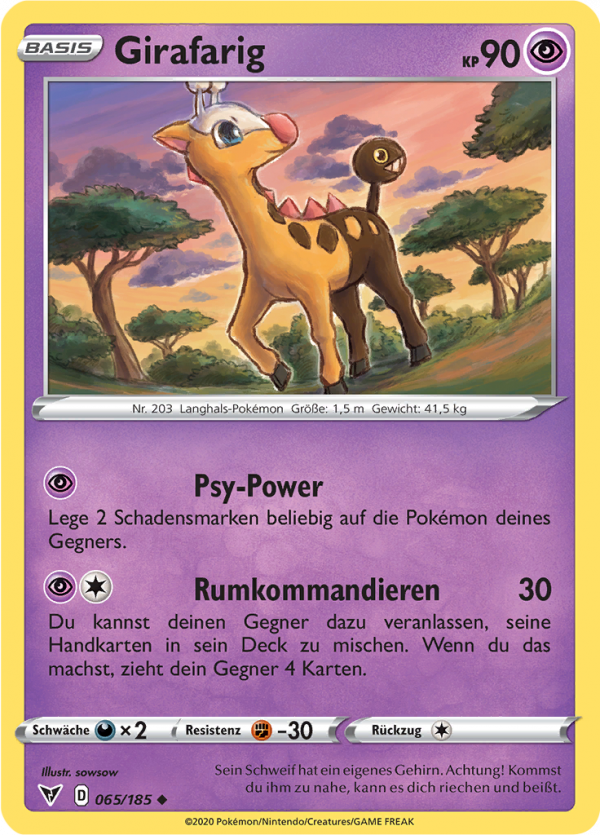 Girafarig - 65 - Farbenschock