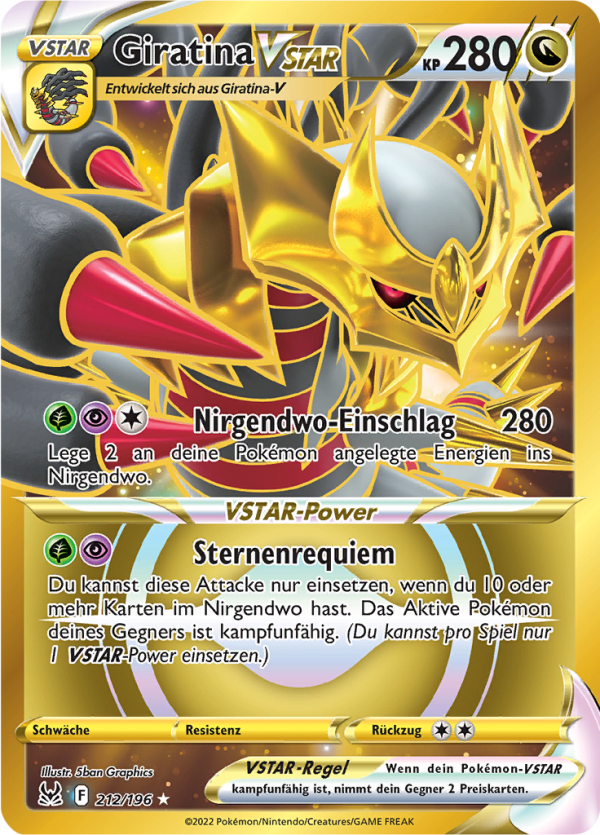 Giratina VSTAR - 212 - Verlorener Ursprung