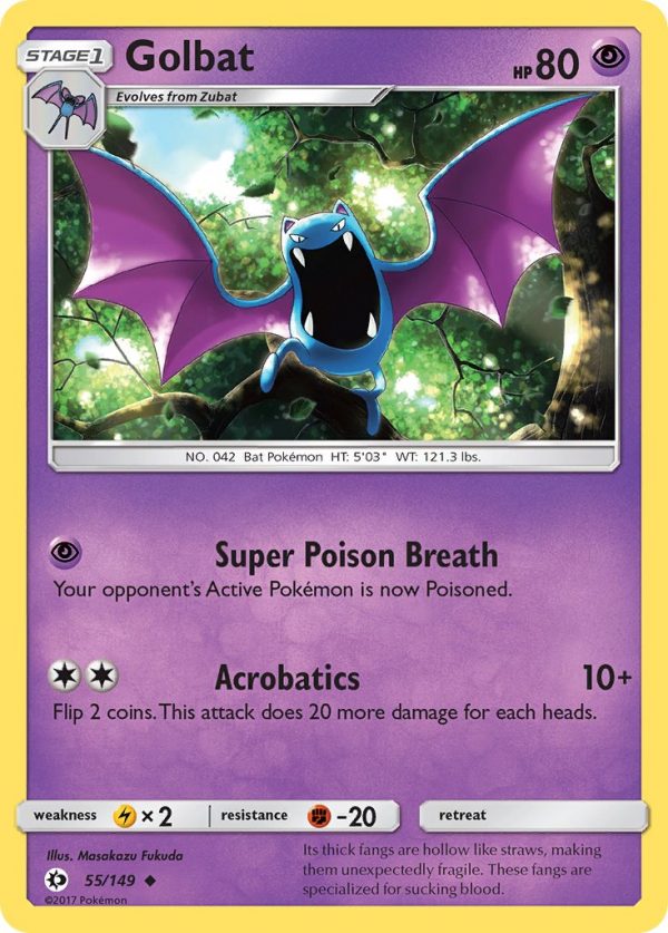 Golbat - 55 - Sun & Moon