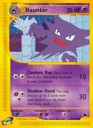 Haunter - 63/144 - Skyridge|Haunter - 63/144 - Reverse holo - Skyridge