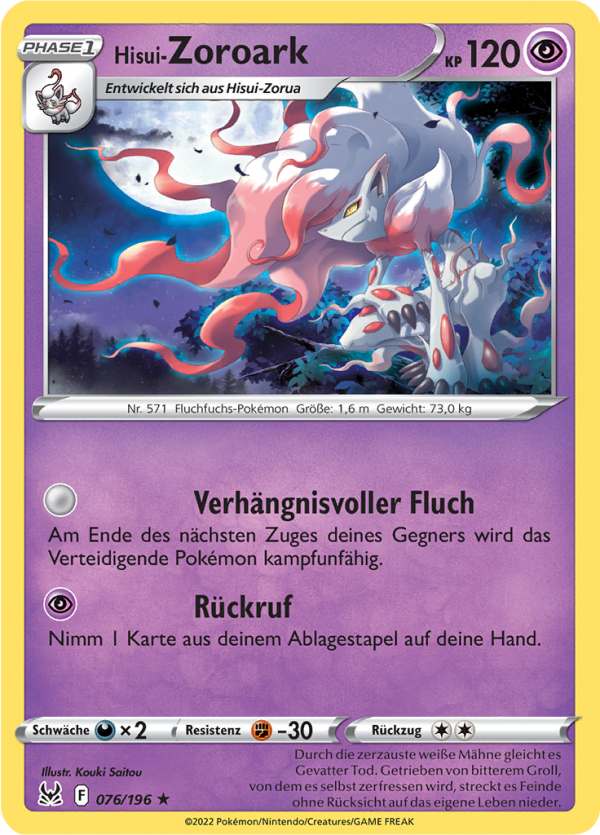 Hisui-Zoroark - 76 - Verlorener Ursprung