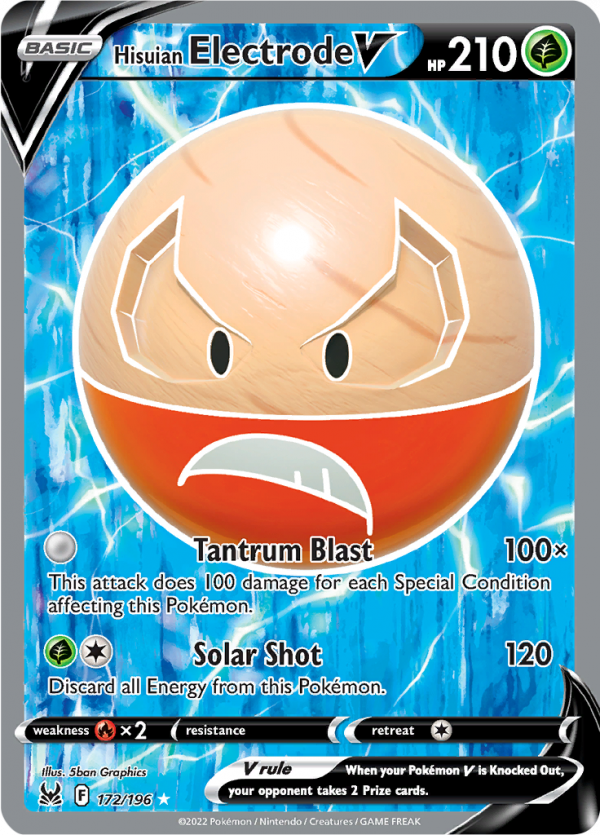 Hisuian Electrode V - 172 - Lost Origin