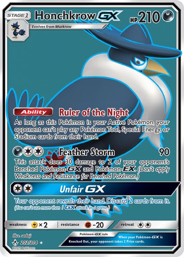 Honchkrow-GX - 202 - Unbroken Bonds