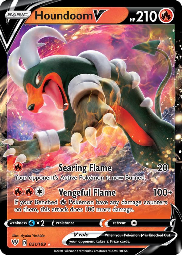 Houndoom V - 178 - Darkness Ablaze