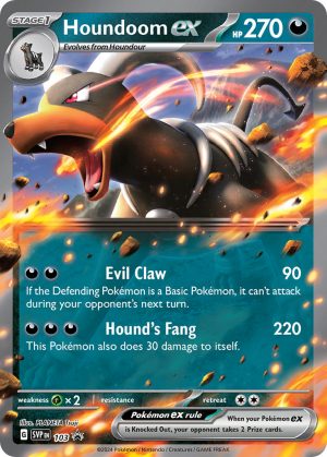 Houndoom ex-103-Scarlet & Violet Promos