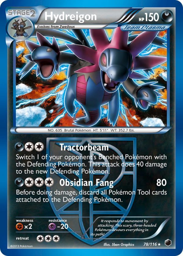 Hydreigon - 78 - Plasma Freeze|Hydreigon - 78 - reverse holo - Plasma Freeze