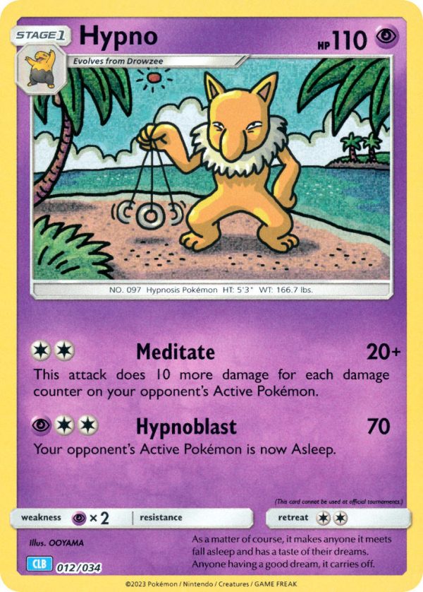 Hypno-012-Pokemon TCG Classic - Blastoise