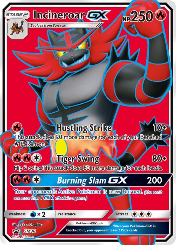 Incineroar-GX - SM38 - Sun & Moon Promos