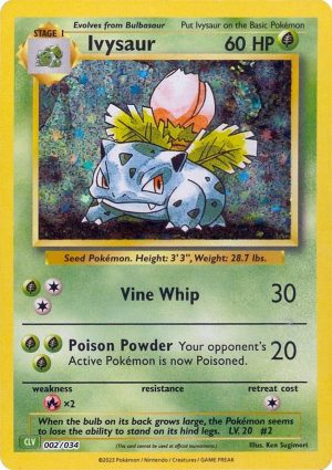 Ivysaur-002-Pokemon TCG Classic - Venusaur