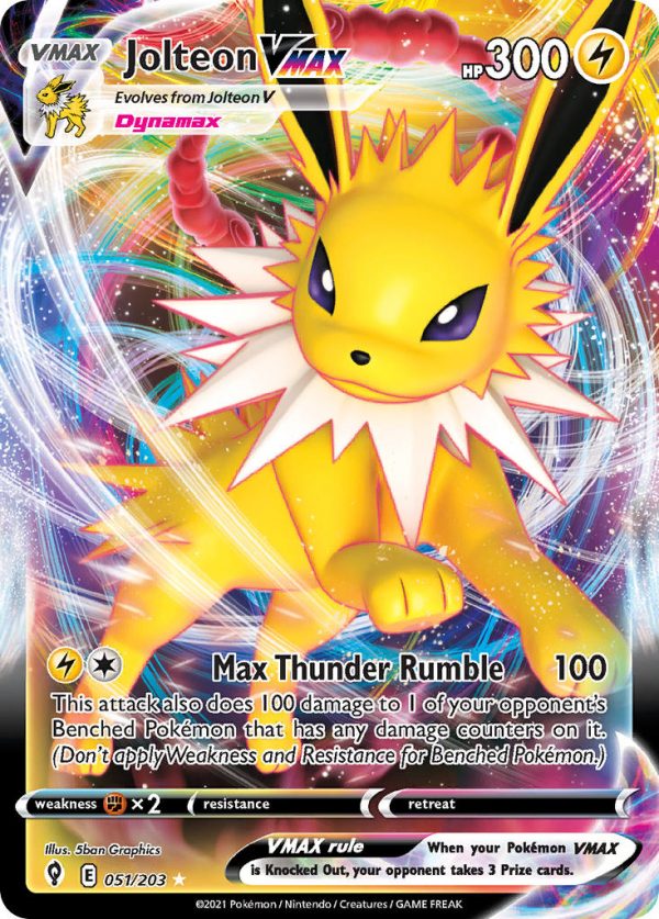 Jolteon VMAX - 51 - Evolving Skies