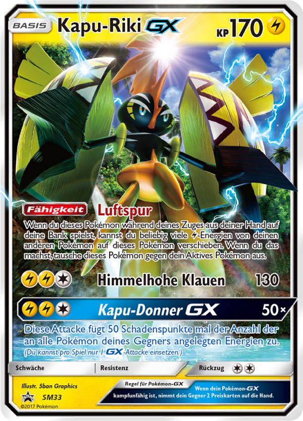 Kapu-Riki-GX - SM33 - Sun & Moon Promos