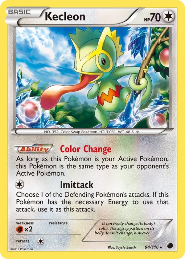 Kecleon - 94 - Plasma Freeze|Kecleon - 94 - reverse holo - Plasma Freeze