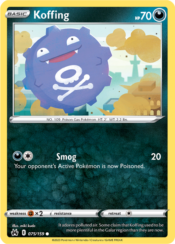 Koffing - 075/159 - Crown Zenith